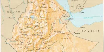 Más antiguo de Etiopía mapa