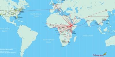 Mapa de ruta de Etiopía