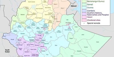 Nuevo mapa de Etiopía